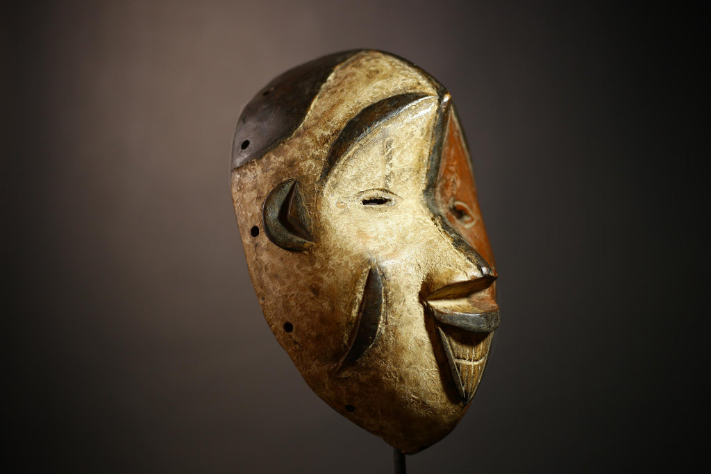 African Igbo Mask Handmade Wooden Art Decor Unique Tribal Wall Accent Gift | Ethnic Home Decor | Collectible Cultural Piece -G4632