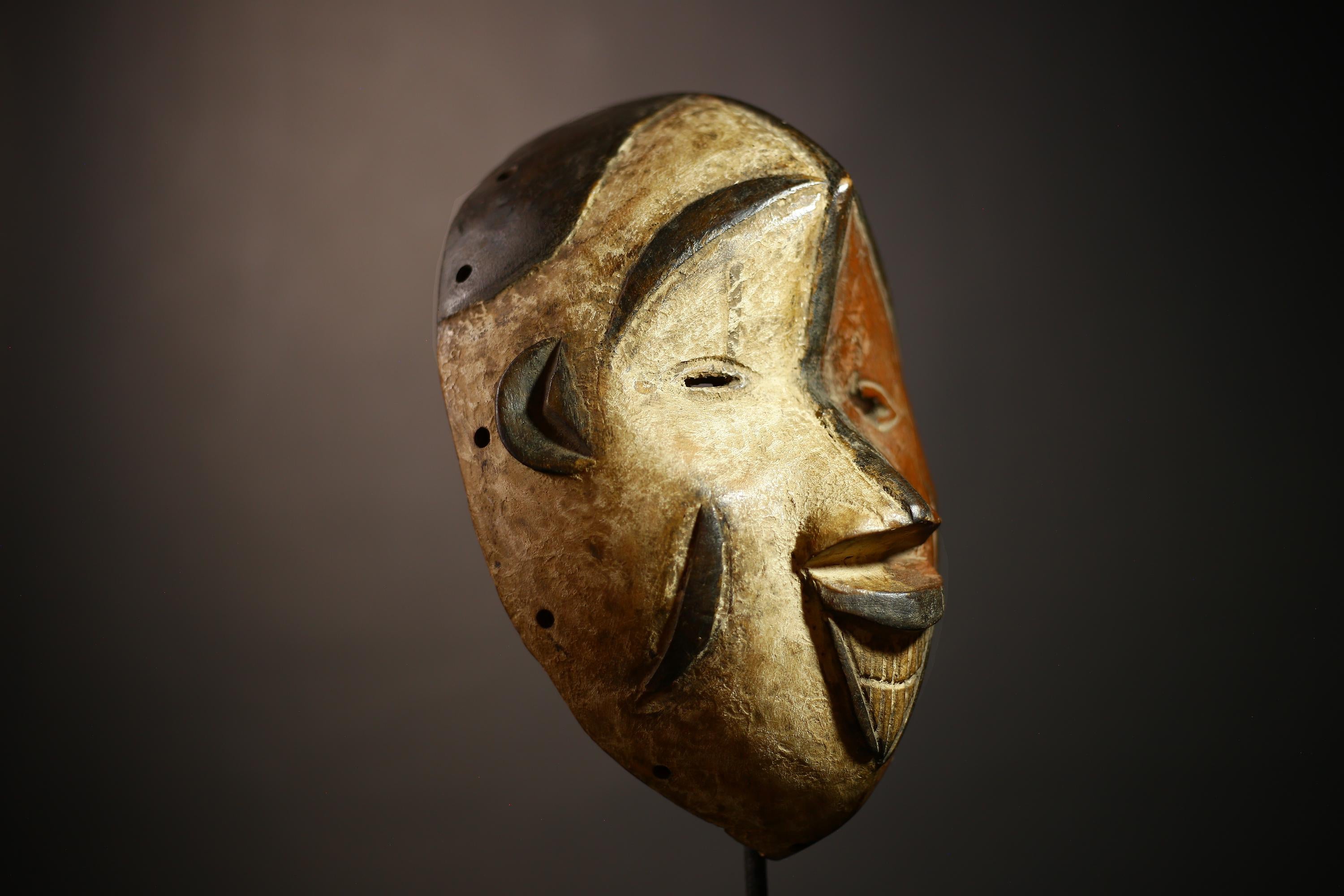 African Igbo Mask Handmade Wooden Art Decor Unique Tribal Wall Accent Gift | Ethnic Home Decor | Collectible Cultural Piece -G4632