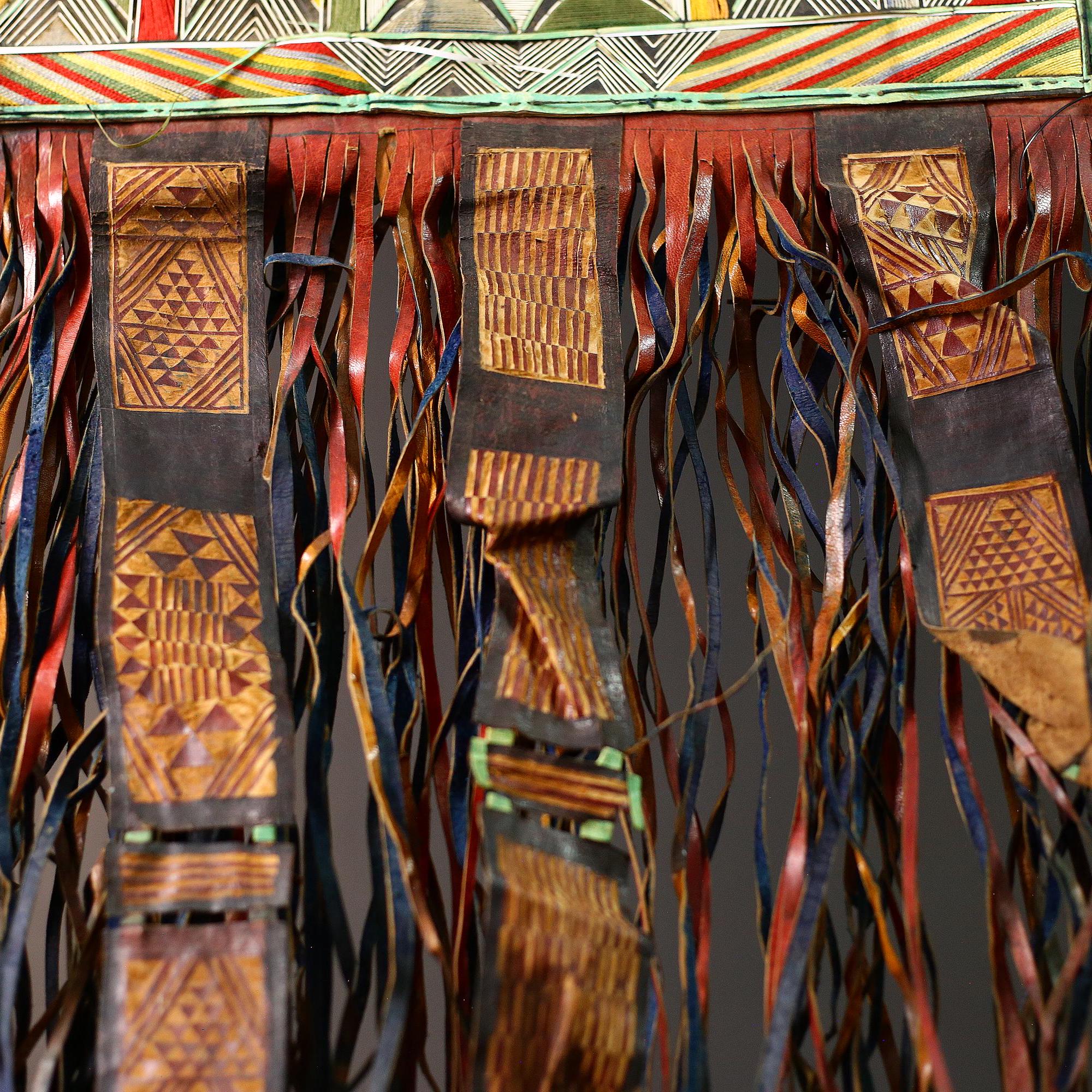 African Tuareg Tent Panel Art | Vintage Nomadic Tribal Decor | Unique Collectible Home Accent | Ethnic Wall Hanging Craft | Style-G4638