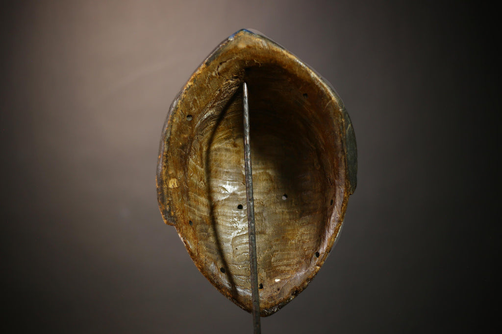 African Face Mask Art | Galoa Tribe Gabon | Decorative Wall Mask | Handcrafted Tribal Collectible | Unique Gabonese Decor | Mask-G4646