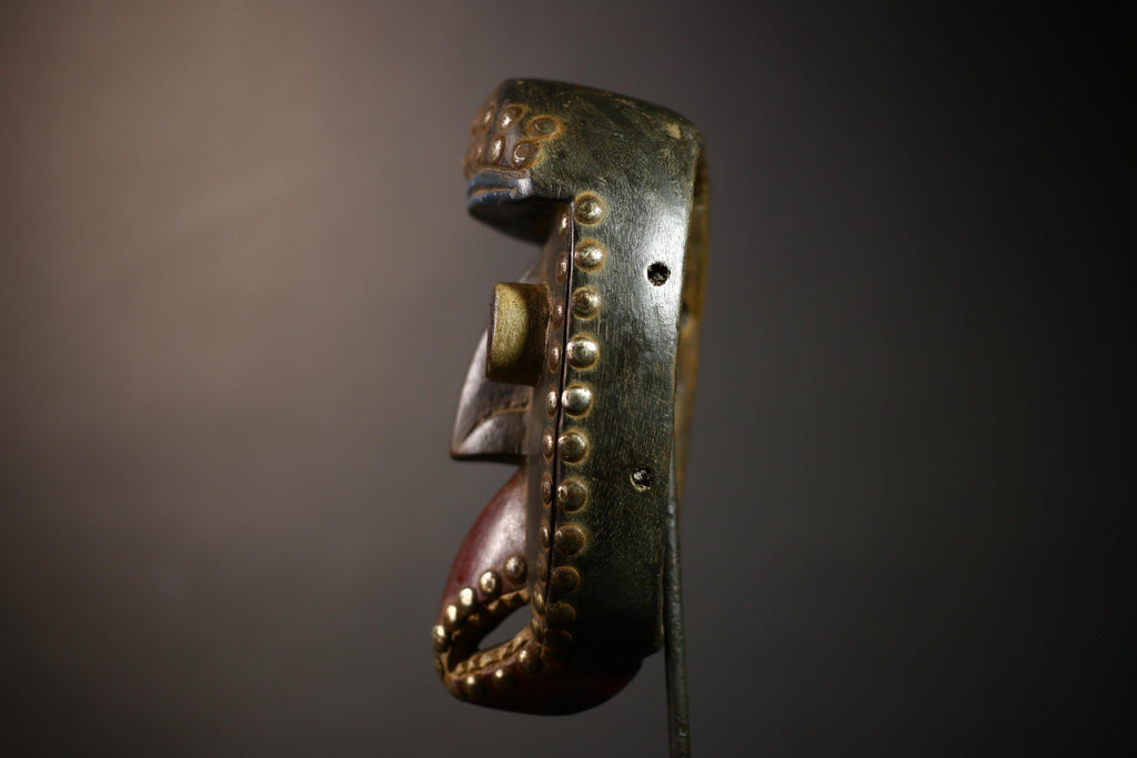African Liberia Grebo Mask | Handcrafted Tribal Wood Art | Authentic Wall Decor Piece | Unique Cultural Home Accent | Ethnic Art Decor-G4654