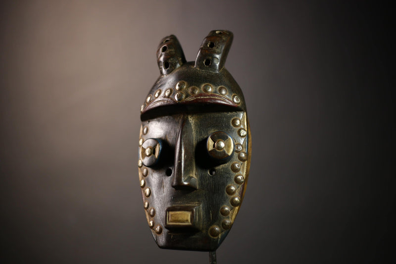 African Handcrafted Grebo Face Mask | Authentic Art for Collectors | Unique Home Decor | Cultural Gift Piece | Traditional Wall Accent-G4653