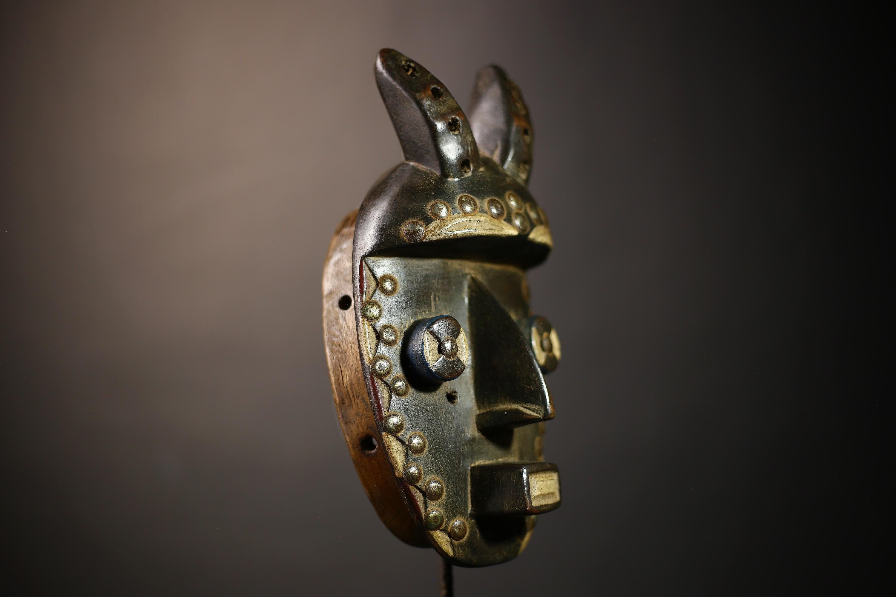 African Grebo Mask | Hand Carved Decor | Tribal Art for Wall | Cultural Wood Sculpture | Unique Collectors Item Display-G4650