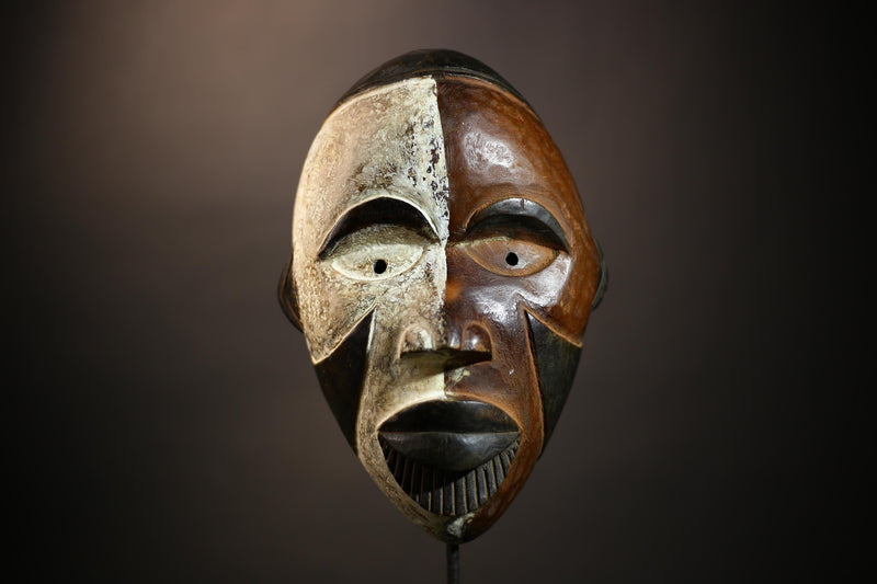 African Tribal Mask | Antique Igbo Wood Art | Unique Home Decor | Handcrafted Wall Hanging | Cultural Accent Piece | Ethnic Design-G4671