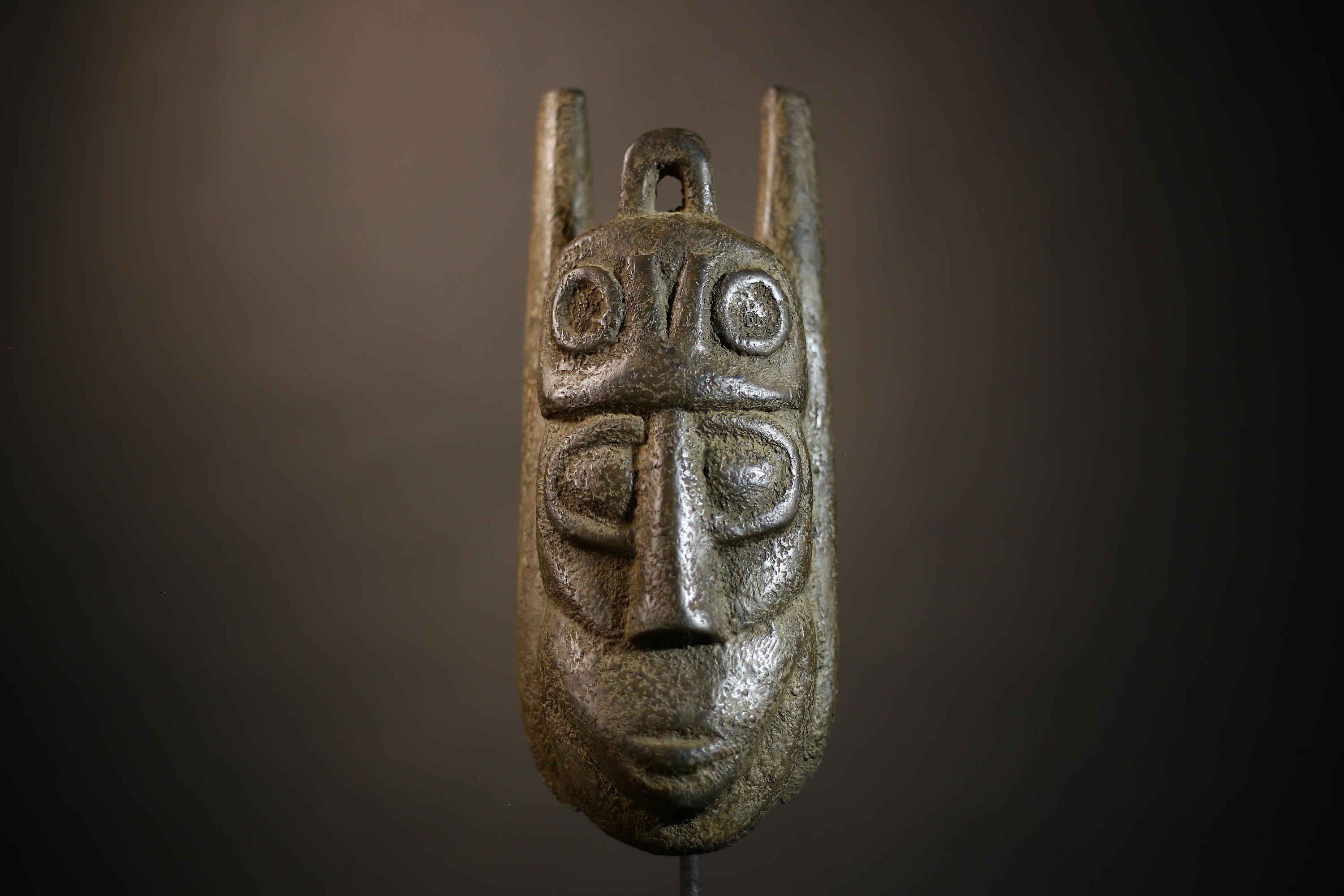 African Kuba Lele Mask | Hand Carved Tribal Art | Authentic Wall Decor | Unique Cultural Design | Ethnic Home Accent | Collectible-G4688