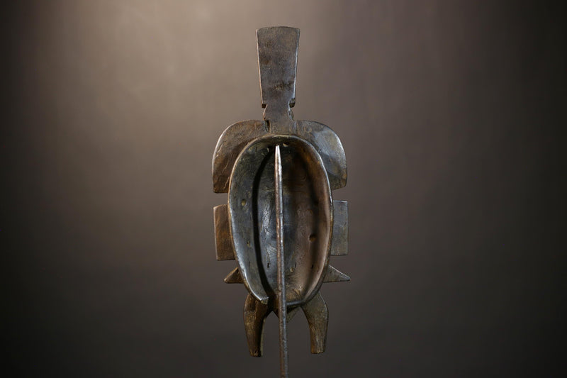 African Senufo Mask | Vintage Kpelie Tribal Art | Exquisite Home Décor Piece | Handcrafted Cultural Accent | Unique African Design-G4825
