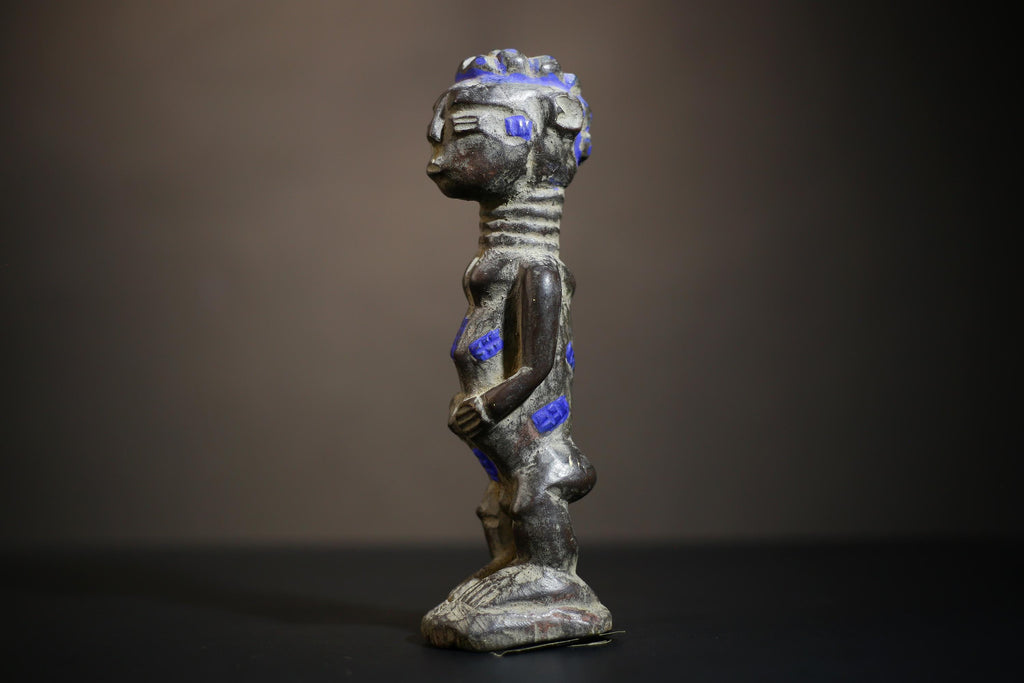 African Ibeji Yoruba Sculpture | Carved Wooden Figure Nigeria | Unique Tribal Art | Cultural Home Decor | Collectible Handmade Piece-G4706