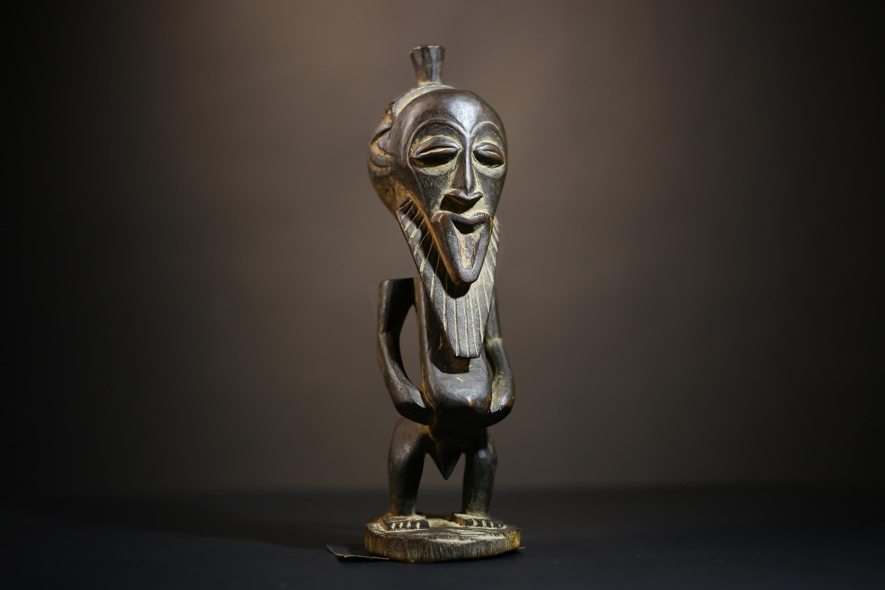 African Bembe Ancestor Sculpture | Congo Zambia Wooden Art | Unique Tribal Decor | Handcrafted Figure | Authentic Cultural Piece-G4705