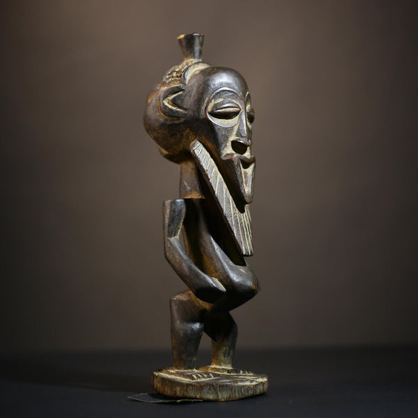 African Bembe Ancestor Sculpture | Congo Zambia Wooden Art | Unique Tribal Decor | Handcrafted Figure | Authentic Cultural Piece-G4705