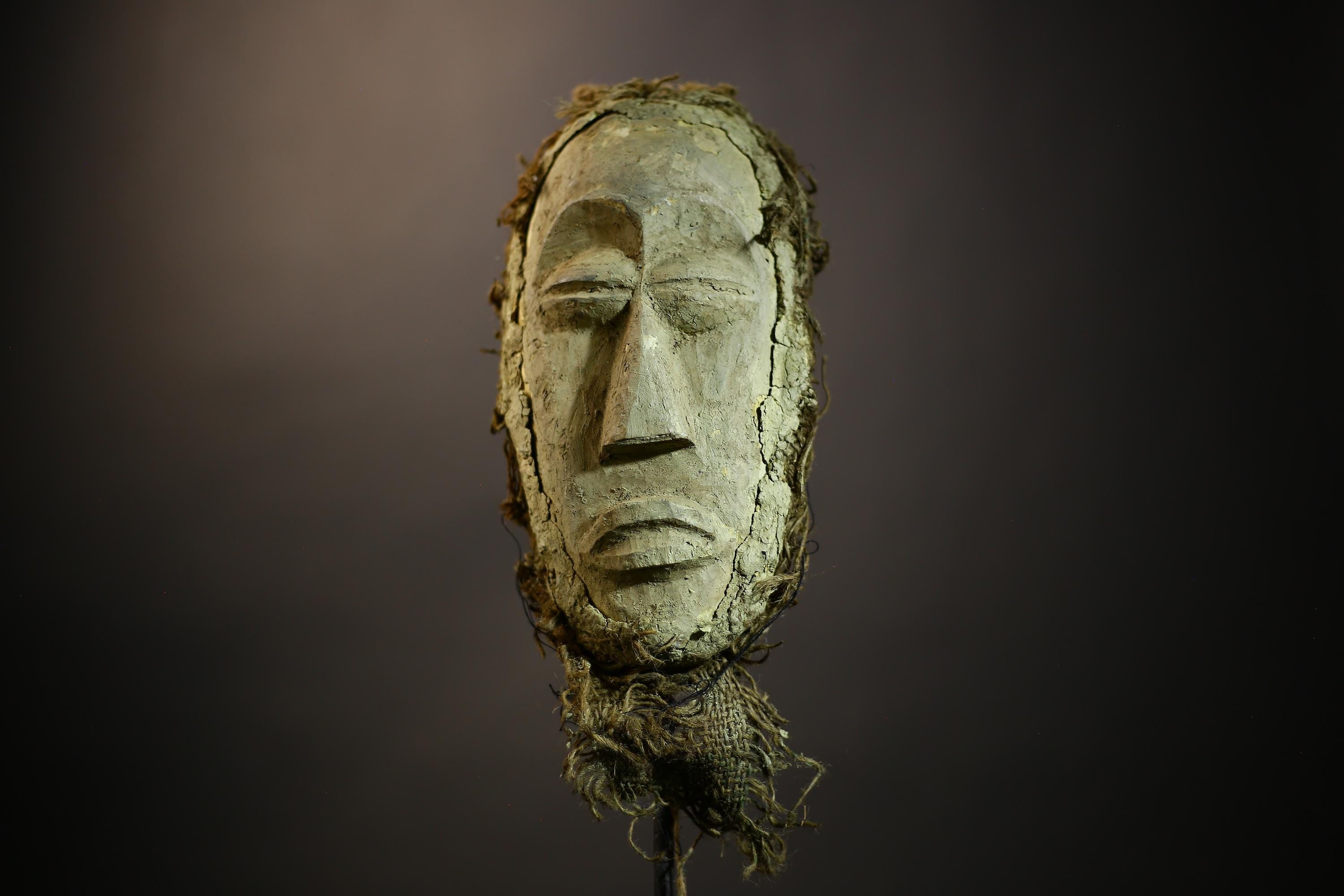 African Handcrafted Mask | Unique Tribal Decor | Dan Wood Art | Ethnic Wall Hanging | Authentic Cultural Home Accent  -G4704