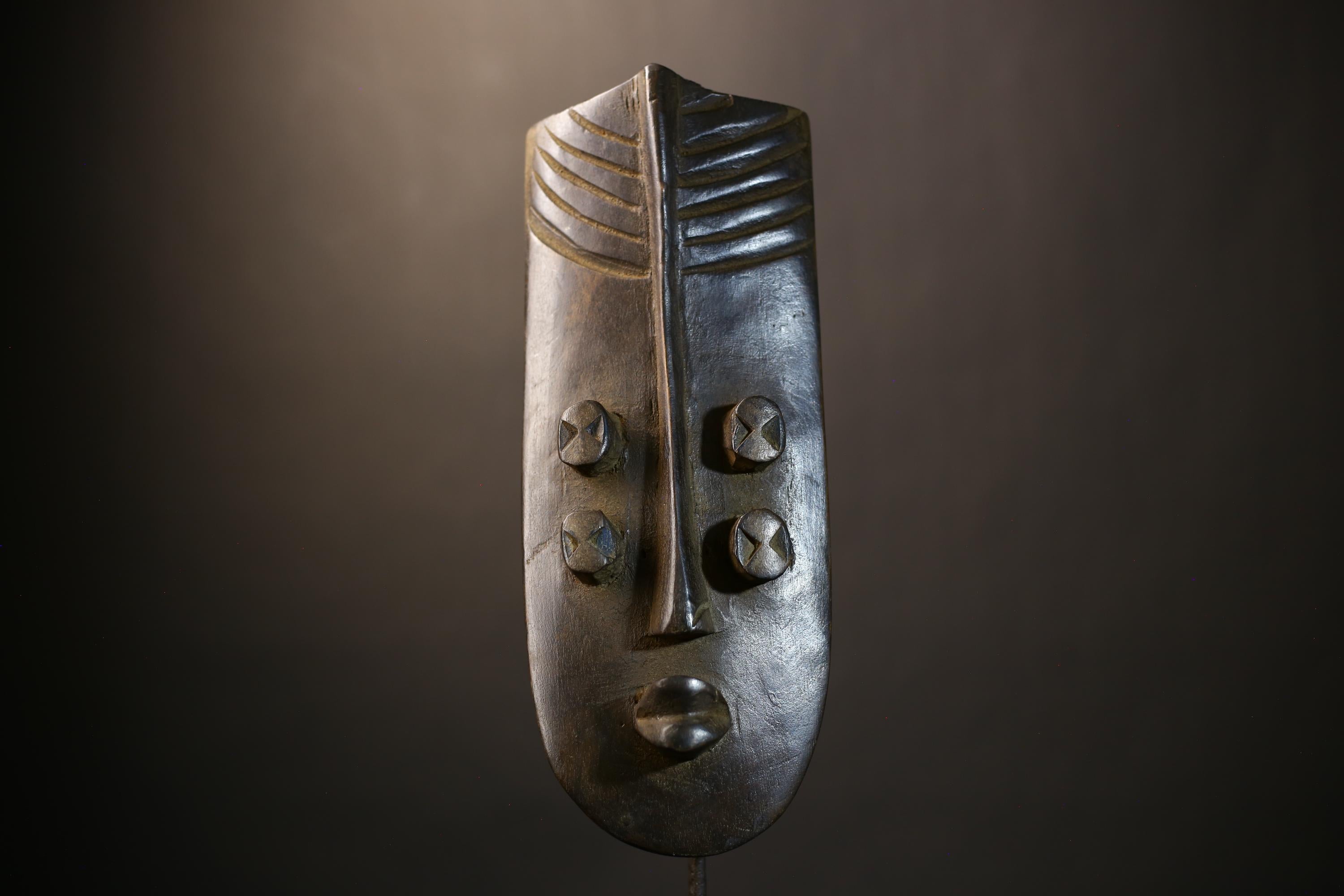 African Grebo Mask Wall Art | Hand Carved Vintage Sculpture | Unique Tribal Decor | Ethnic Home Accent | Artisan Wall Decoration-G4835