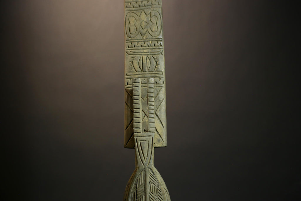African Karanga Masks from Burkina Faso | Unique Hand Carved Statues | Authentic Tribal Art Pieces for Home Decor and Collectibles-G4725
