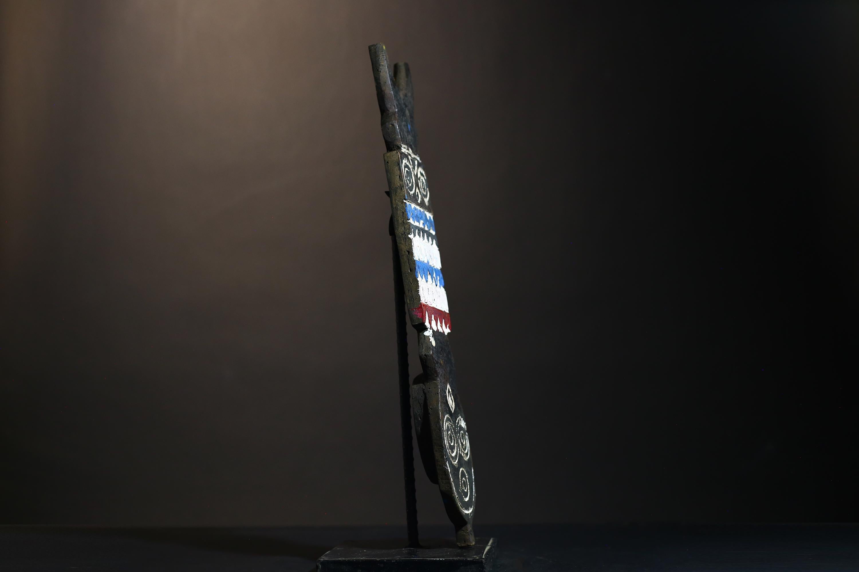 African Bobo Plank Masks | Unique Tribal Art for Home Decor | Handcrafted Collectible Wooden Masks from African Culture-G1415