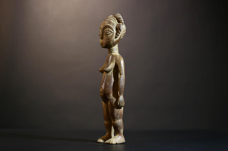 African Authentic Art | Luba | Black Woman Statue | Unique Figurine | African Decor | Tribal Sculpture | Handcrafted | Art Collectible-G4853