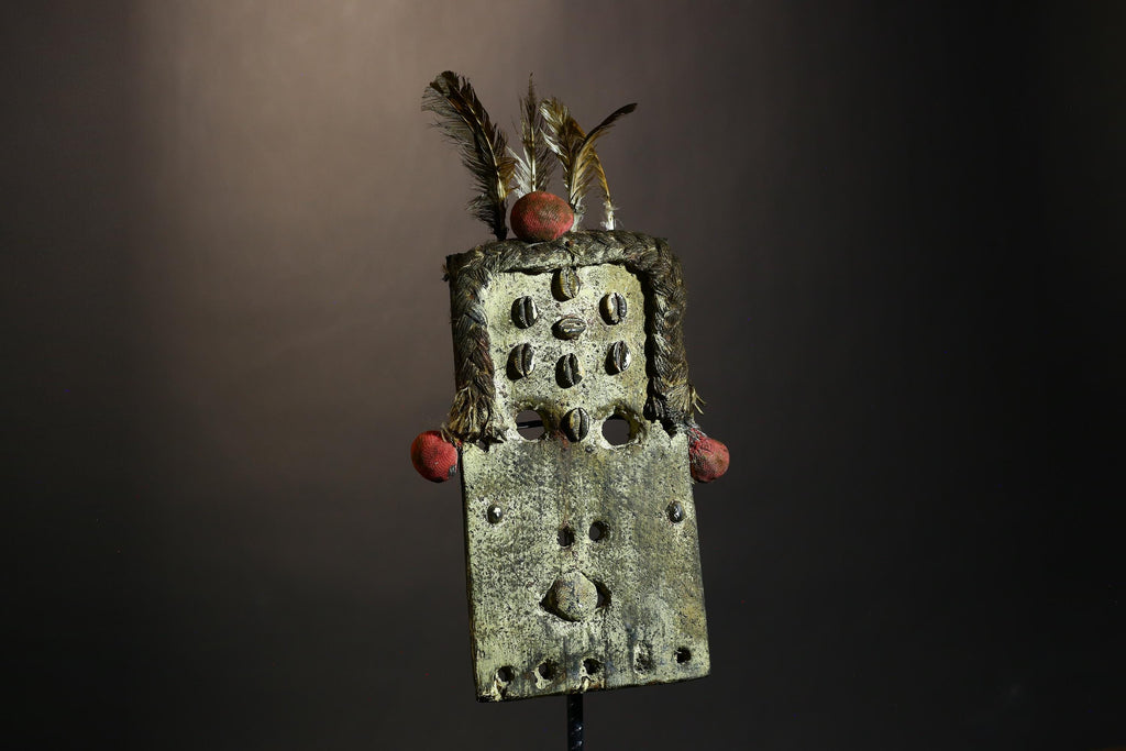 African Kple Kple Mask | Hand Carved Wall Hanging | Tribal Art Goli Decor | Unique Ethnic Home Decor for Collectors and Art Lovers-G1447