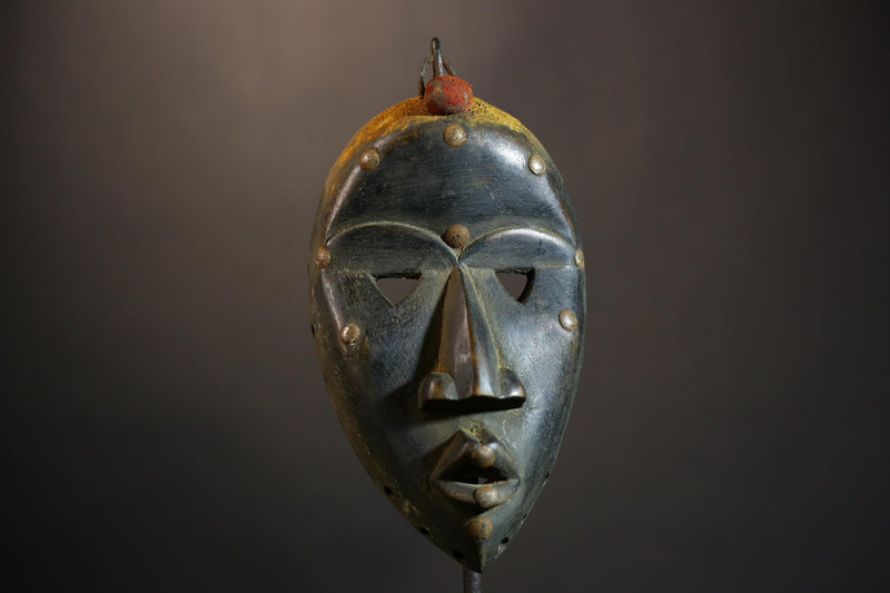 African Mask Art | Handcrafted Dan Mask | Home Decor Cultural Wall Display | Unique Ethnic Art | Artisan Wood Mask | Traditional Decor-7291