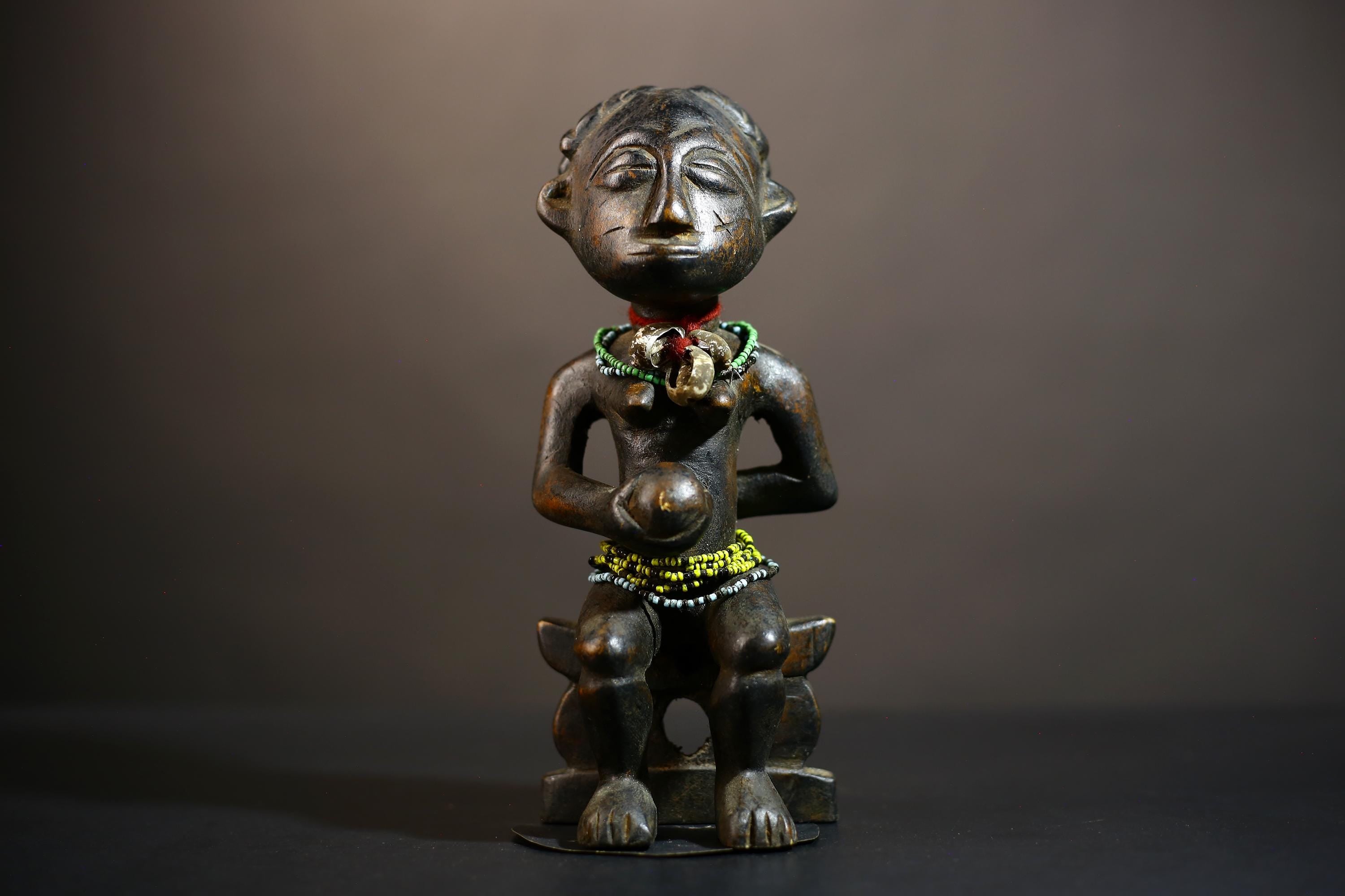 African Hemba Ancestor Figure | Authentic Congo Art | Tribal Singiti Sculpture | Handmade Ethnic Decor | Collectible African Heritage -G4877