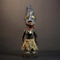 African Yoruba Male Ibeji Figure | Unique Saki Style Art | Oyo Twin Collectible | Handcrafted Cultural Sculpture | Yoruba Decor -G4876