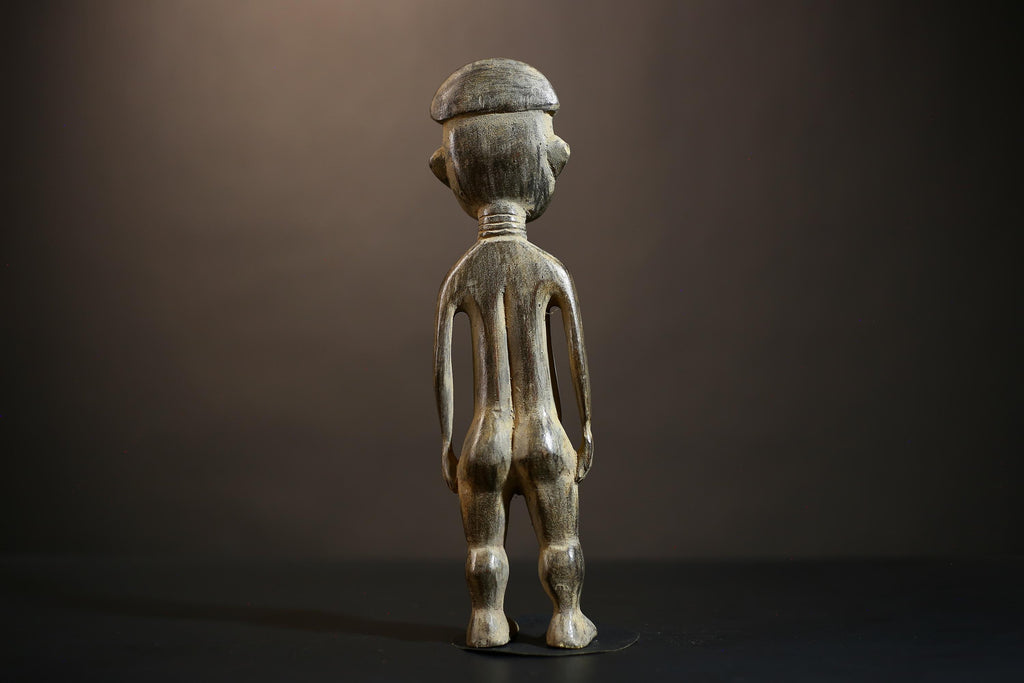 African Yoruba Figure Statue | Handmade Tribal Art from Nigeria | Unique Collectible Decor | Ethnic Culture Masterpiece | Art Piece-G4866
