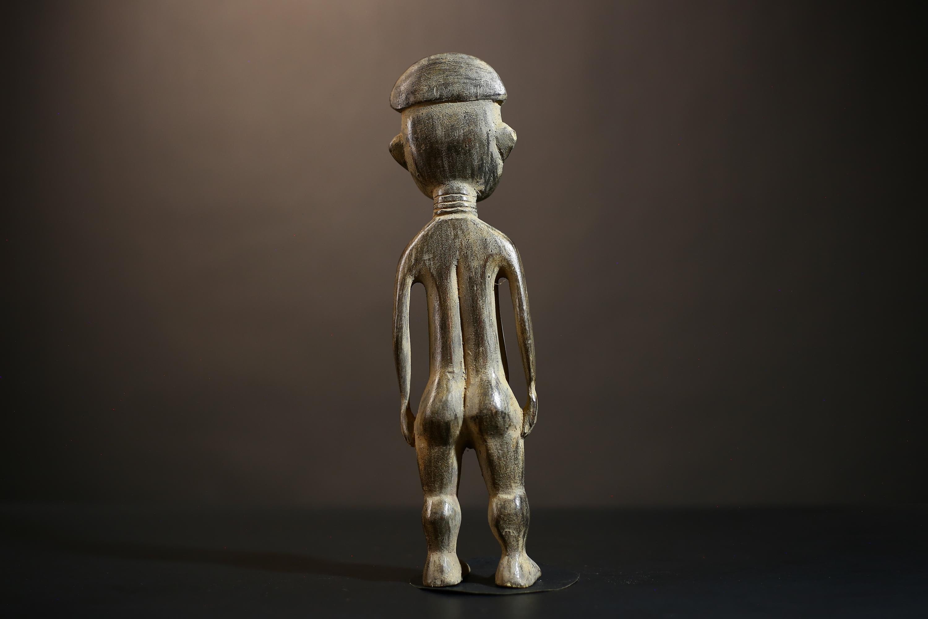 African Yoruba Figure Statue | Handmade Tribal Art from Nigeria | Unique Collectible Decor | Ethnic Culture Masterpiece | Art Piece-G4866