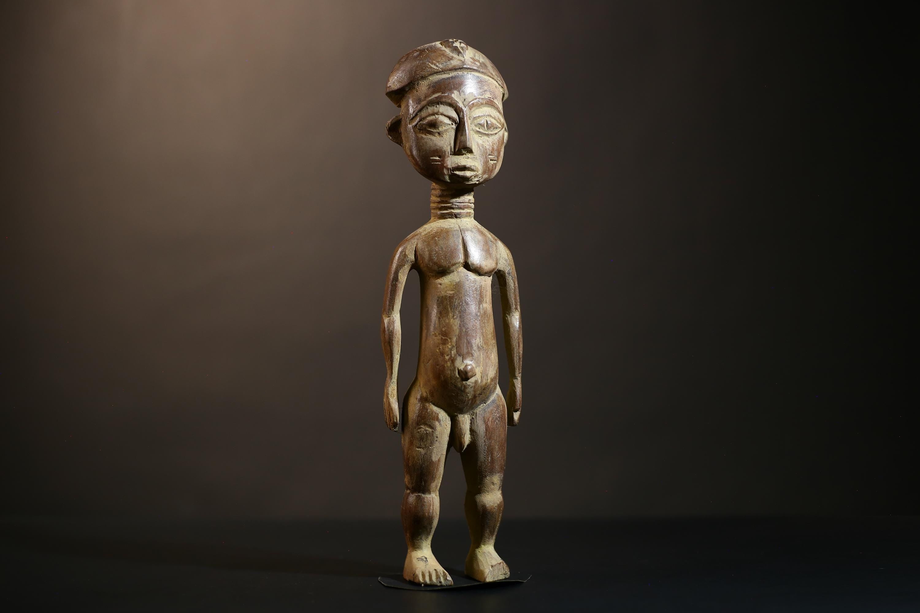 African Yoruba Figure Statue | Handmade Tribal Art from Nigeria | Unique Collectible Decor | Ethnic Culture Masterpiece | Art Piece-G4865