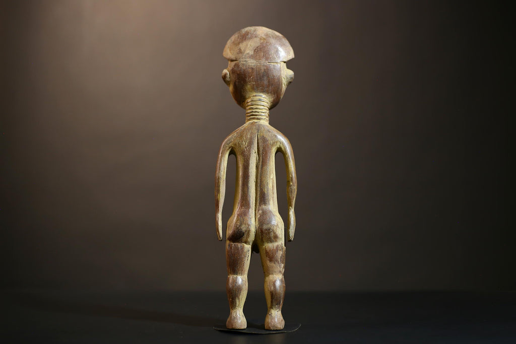 African Yoruba Figure Statue | Handmade Tribal Art from Nigeria | Unique Collectible Decor | Ethnic Culture Masterpiece | Art Piece-G4865