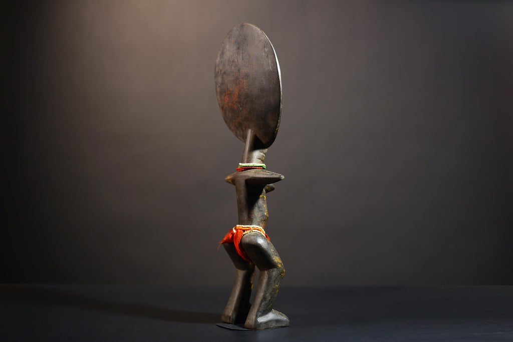 African Hand Carved Akua'ba Doll | Unique Ashanti Art | Fertility Figure | Cultural Sculpture | Home Decor Gift | Collectible-G4878