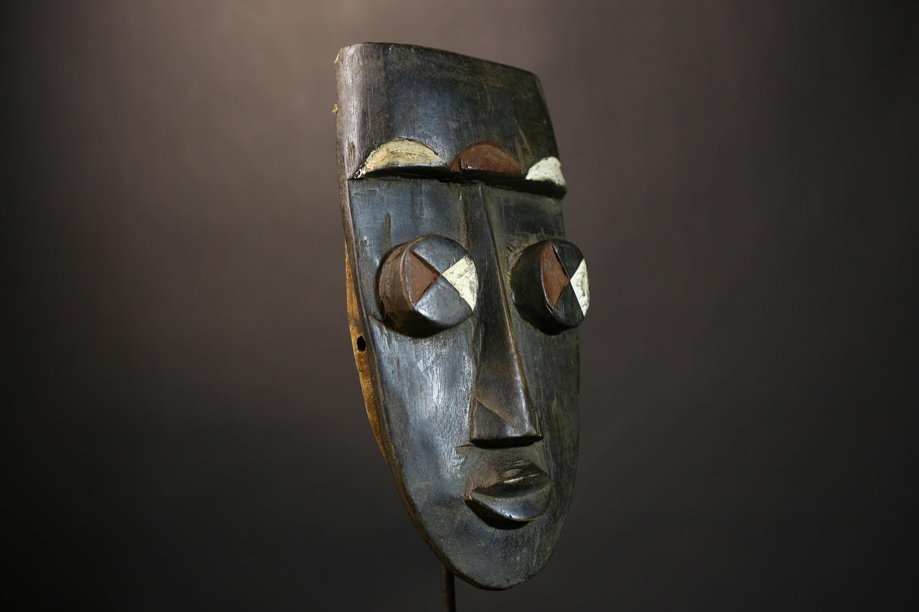 African Tribal Grebo Mask | Hand Carved Wall Art | Vintage African Face Sculpture | African Art Decor | Authentic African Mask | Art -4587