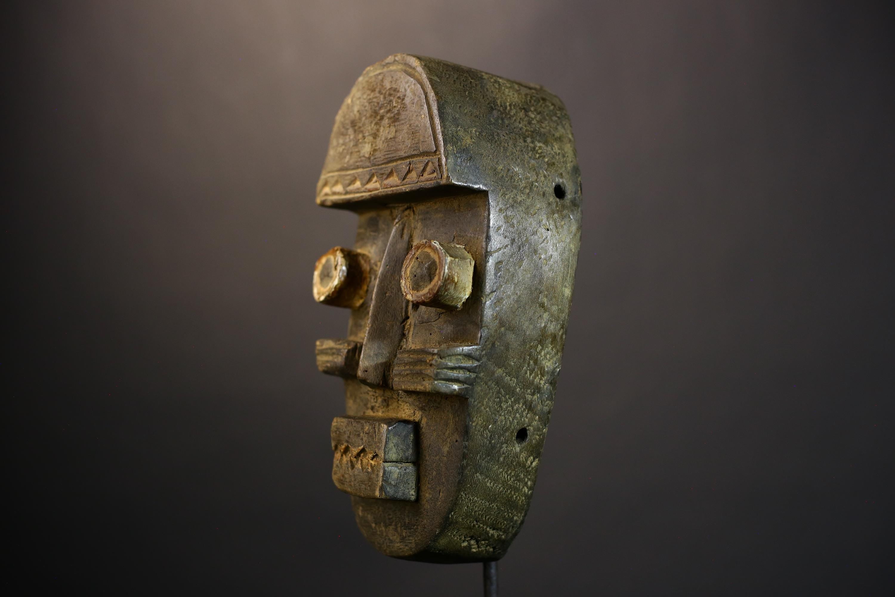 African Vintage Wooden Tribal Masks | Grebo Kru Wall Art Decor | Unique Gift | Ethnic Home Decor | Artisan Crafted Mask-6329