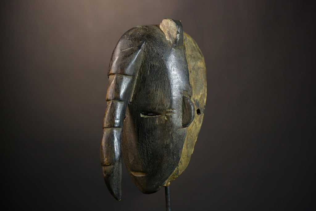 African Elephant Mask | Hand Carved Wooden Art | Unique Tribal Design | Authentic Wall Decor | Cultural African Craft | Exquisite Home -8226