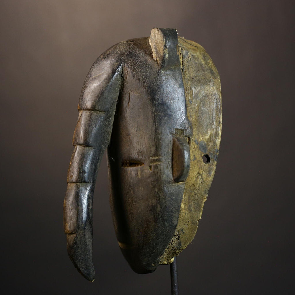African Elephant Mask | Hand Carved Wooden Art | Unique Tribal Design | Authentic Wall Decor | Cultural African Craft | Exquisite Home -8226