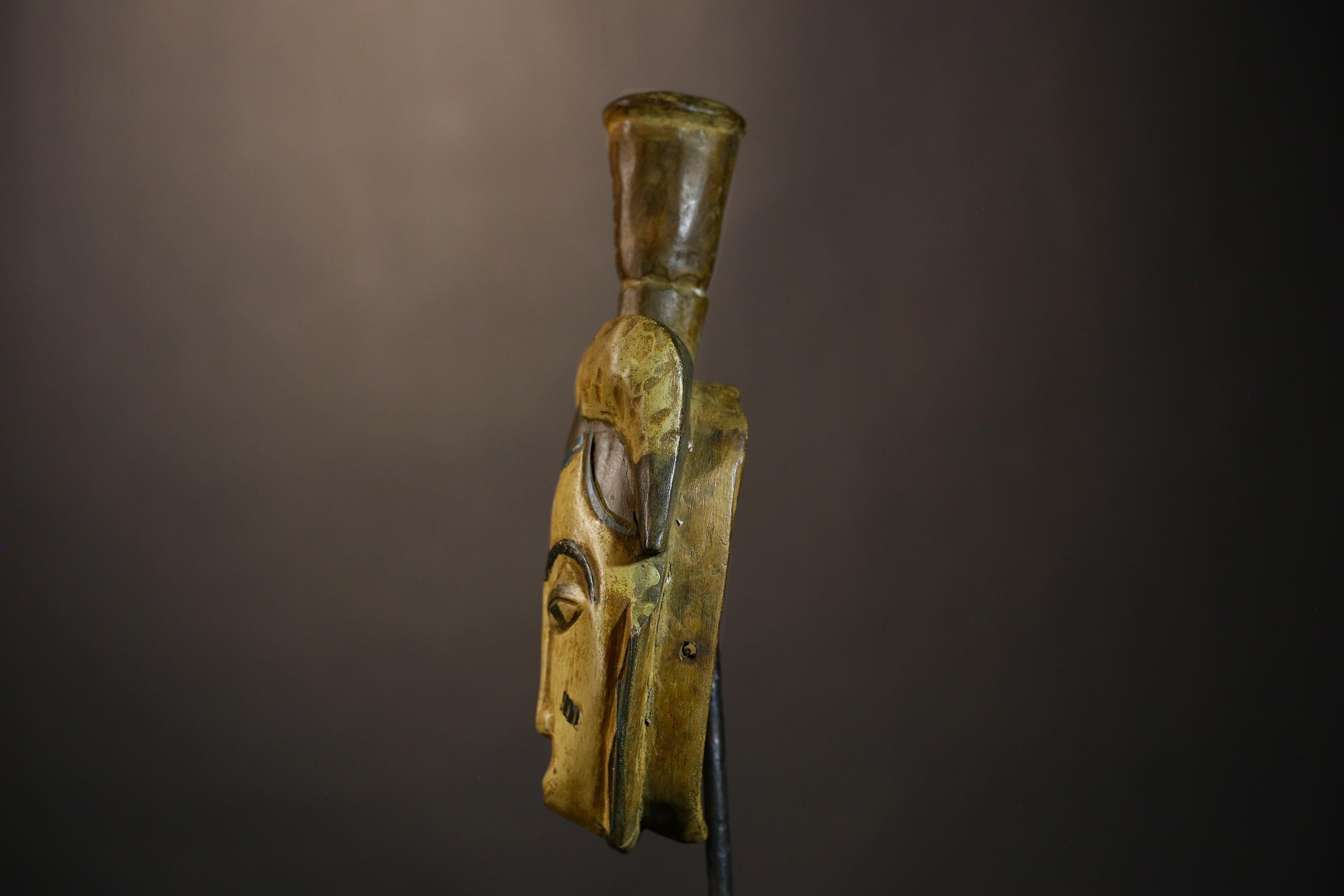 African Guro Mask Handcrafted Wood Face Art | Unique Wall Decor Piece | Collectible Tribal Masks | African Cultural Decor-9218