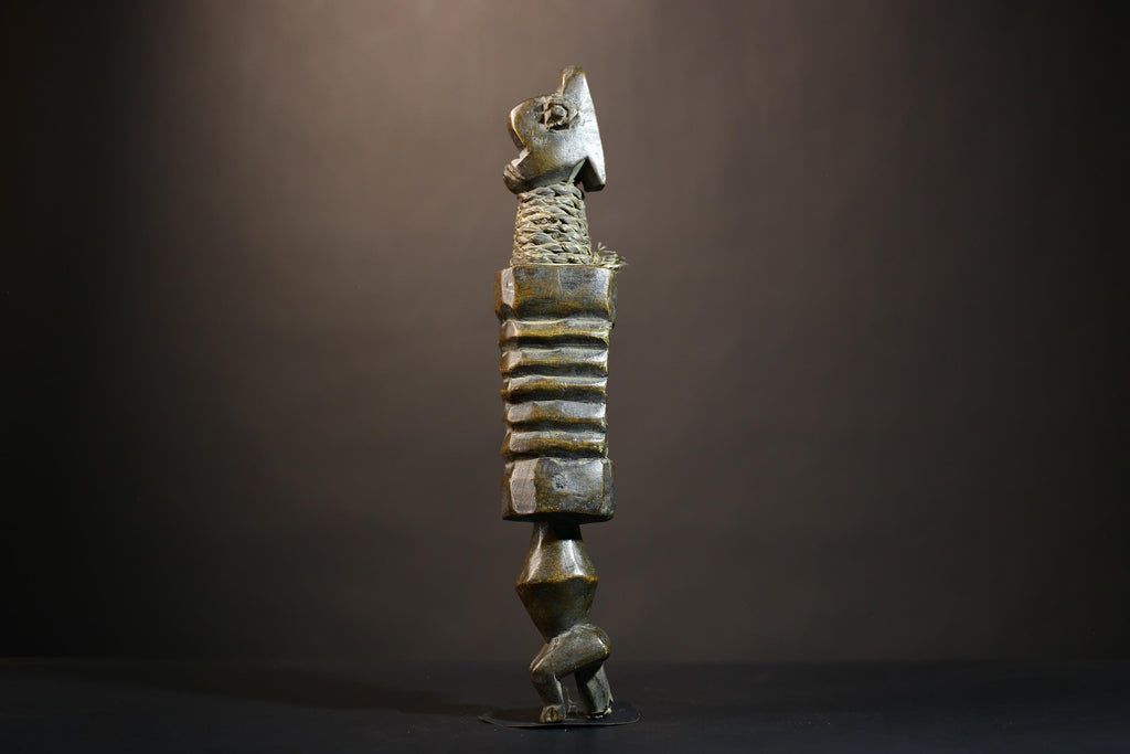 African Antique Door Lock Banama People | Unique West African Artifact | Mali Senegal Craftsmanship-G4895