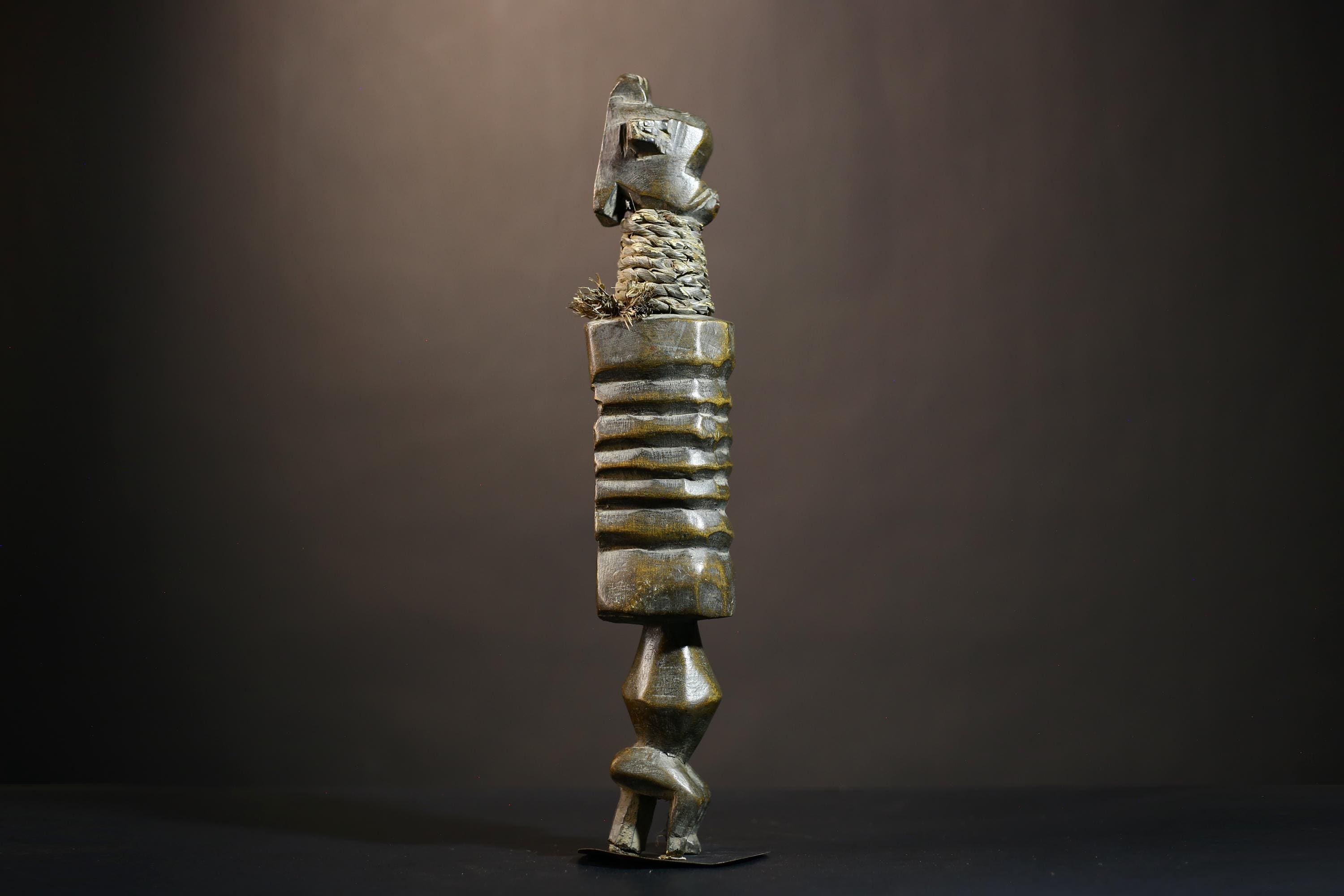 African Antique Door Lock Banama People | Unique West African Artifact | Mali Senegal Craftsmanship-G4895
