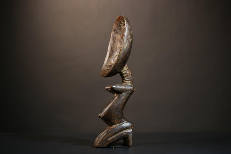 African Vintage Handcrafted Statue Art by Dan Tribe | Unique Home Decor | Tribal Sculpture Piece-G4894