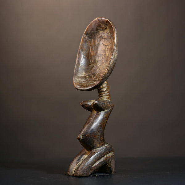 African Vintage Handcrafted Statue Art by Dan Tribe | Unique Home Decor | Tribal Sculpture Piece-G4894