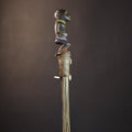 African Handmade Fly Whisk | Unique Tribal Design | Decorative Wall Art | Authentic African Decor | Traditional Home Accent | Cultural-G4891
