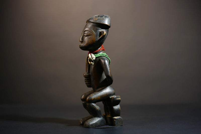 African Handcrafted Igbo Sculpture | Nigeria Ikenga Art | Traditional Home Décor | Unique Gift | Ethnic Art Piece | Cultural Accent-G4890