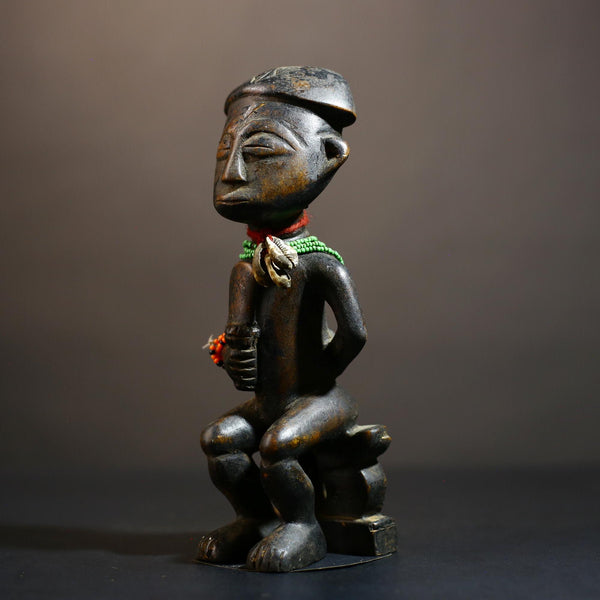 African Handcrafted Igbo Sculpture | Nigeria Ikenga Art | Traditional Home Décor | Unique Gift | Ethnic Art Piece | Cultural Accent-G4890