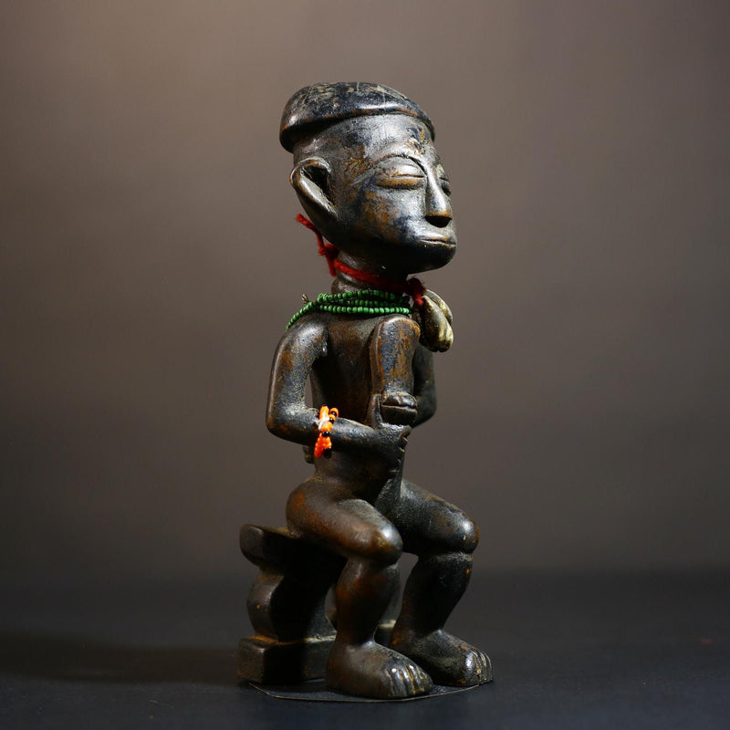 African Handcrafted Igbo Sculpture | Nigeria Ikenga Art | Traditional Home Décor | Unique Gift | Ethnic Art Piece | Cultural Accent-G4890