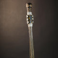African Handmade Fly Whisk - Authentic Tribal Wall Art for Unique Home Decor and Cultural Display-G4902