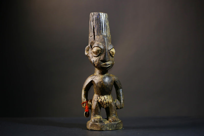 African Yoruba Figure | Handmade Wooden Sculpture | Unique Nigerian Art | Tribal Decor | Cultural Heritage Piece-G4731