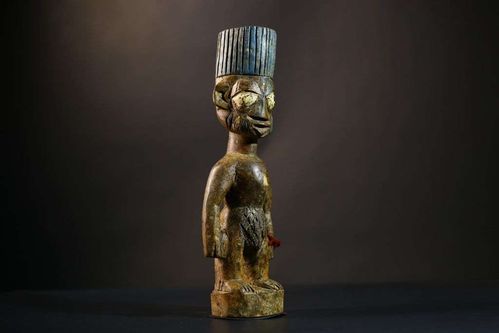 African Yoruba Figure from Nigeria Abeokuta Region Lagos Authentic Art-G4729