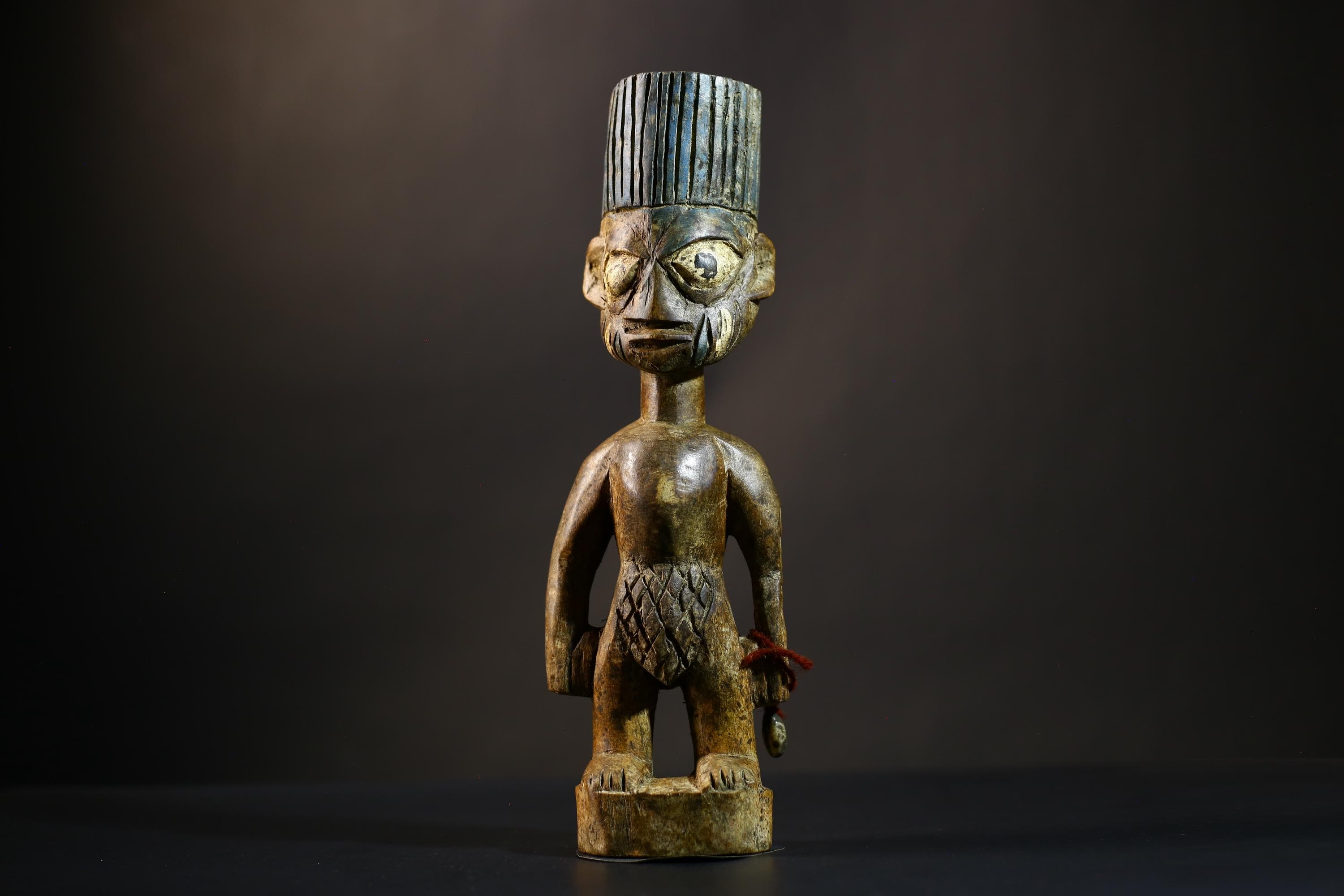 African Yoruba Figure from Nigeria Abeokuta Region Lagos Authentic Art-G4729
