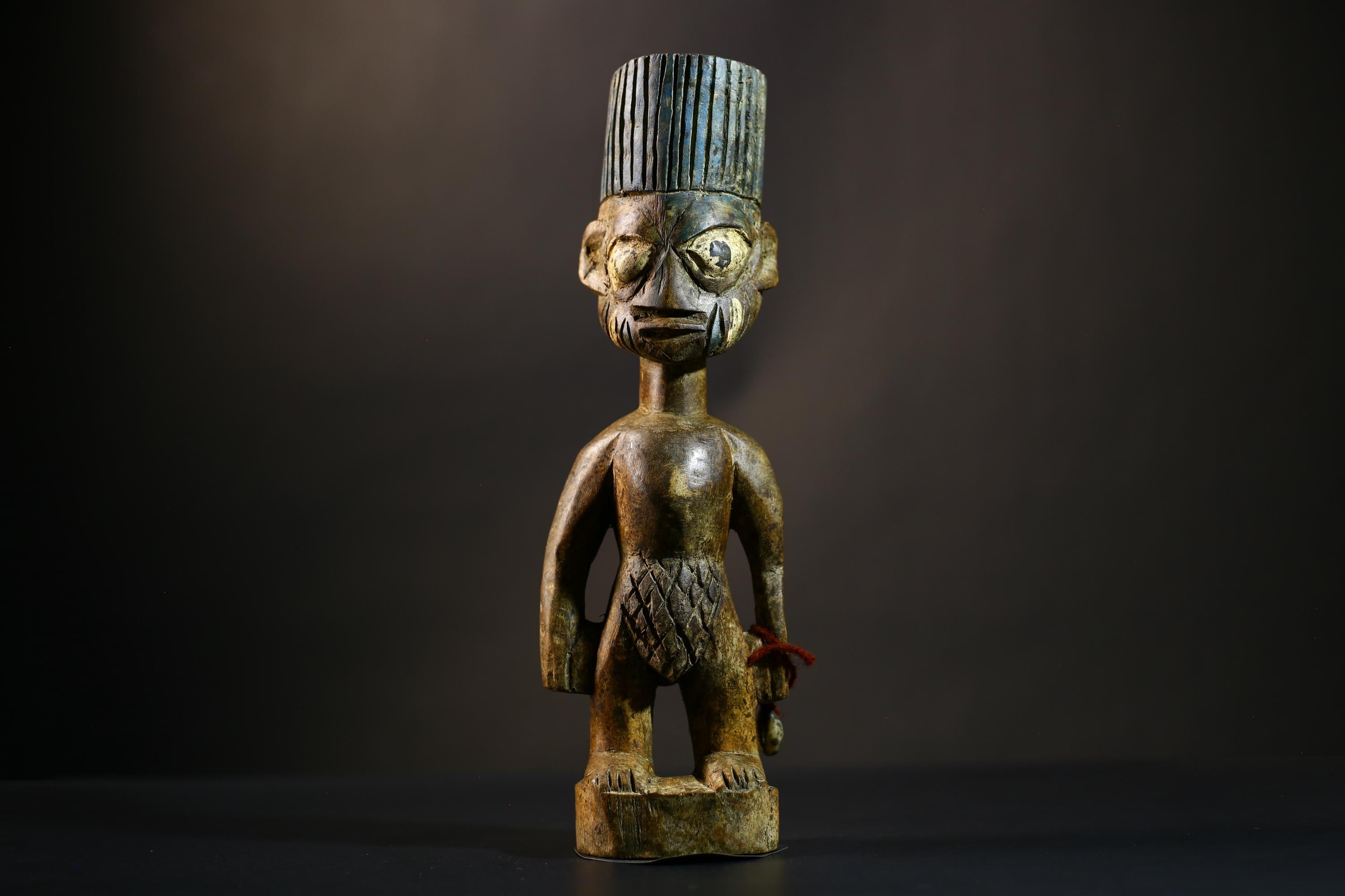 African Yoruba Figure from Nigeria Abeokuta Region Lagos Authentic Art-G4729