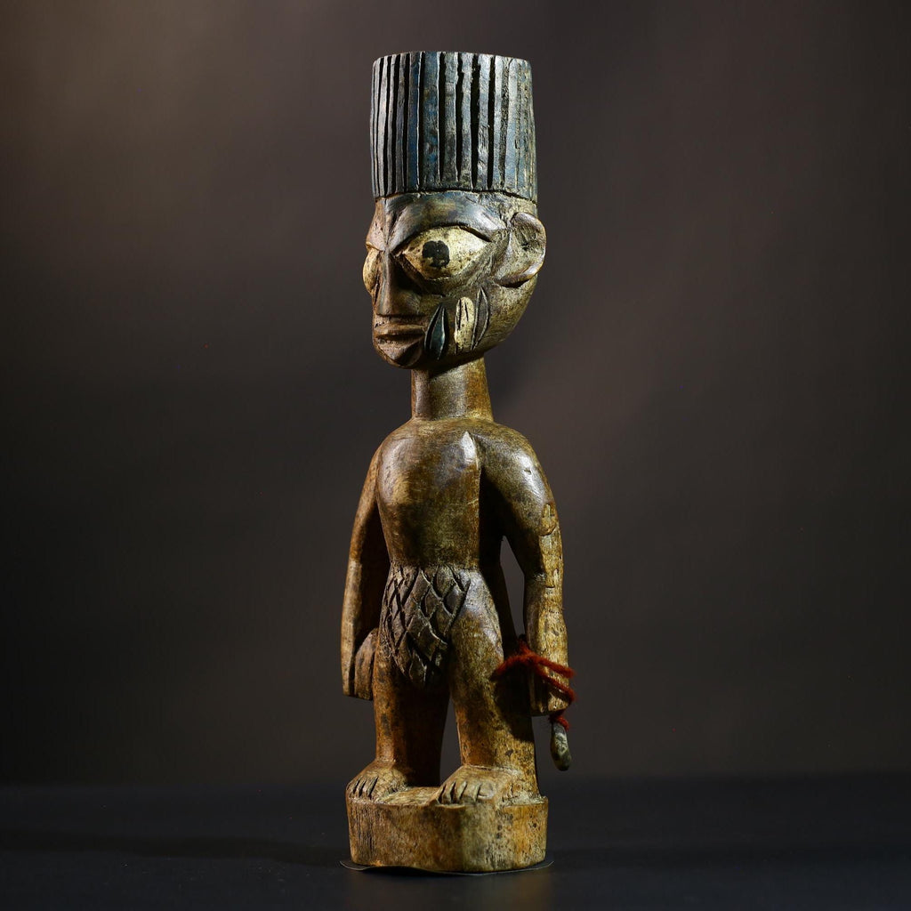African Yoruba Figure from Nigeria Abeokuta Region Lagos Authentic Art-G4729