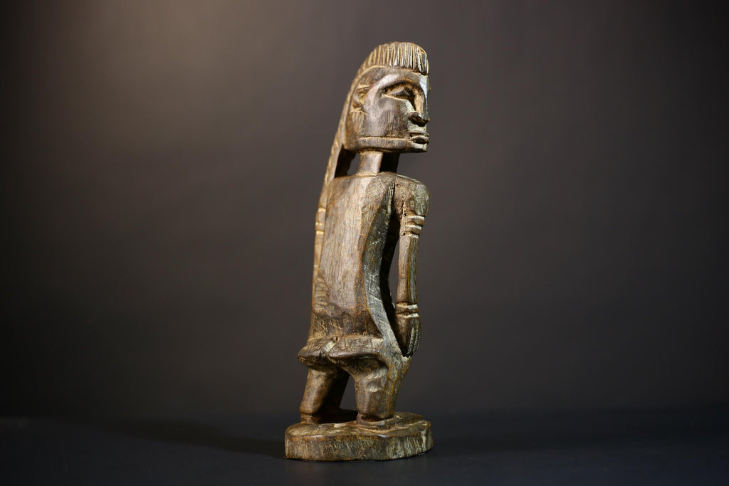 African Mami Wata Figure | Ewe Mermaid Art | Unique Togo Sculpture | Handcrafted Decoration | Cultural Home Accent-G4752
