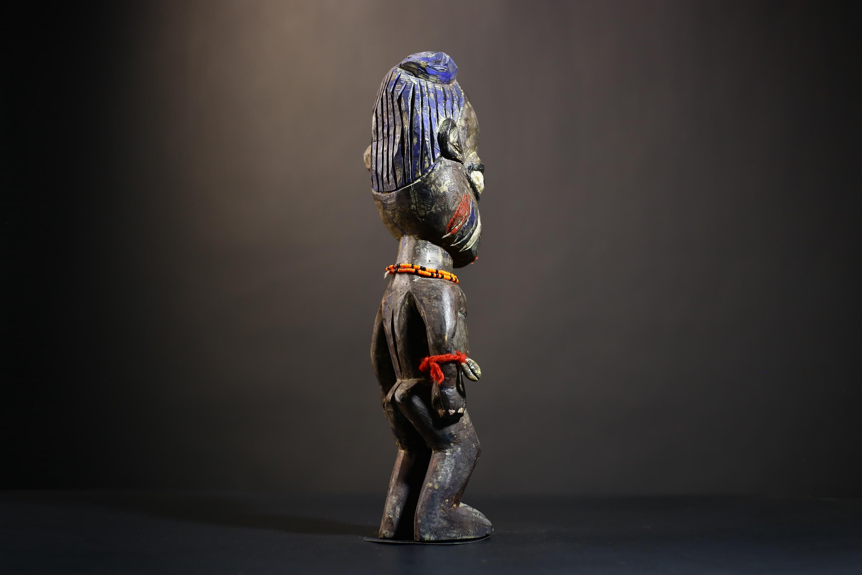 African Yoruba Ibeji Twin Figure | Saki Oyo Style Art | Unique Collectible Statue | Cultural Decor for Home or Gallery-G4770