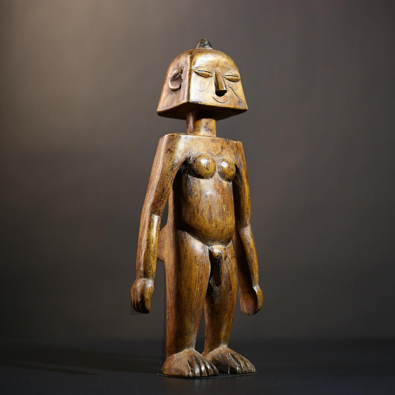 African Songo Decor Sculpture | Vintage Tribal Charm | Unique Handcrafted Art | Cultural Home Accent for Collectors-G4767