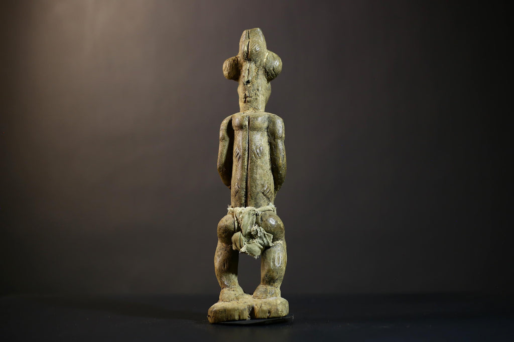 African Tribal Art Figurine | Baule Spirit Spouse | Unique Decorative Piece | Ethnic Home Decor | Handcrafted Artisan Gift  -G4758